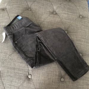 Old Navy Black Mid-Rise Velvet Rockstar Jeggings